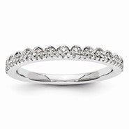 14k White Gold Diamond Ring