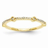 14k Yellow Gold Diamond Ring