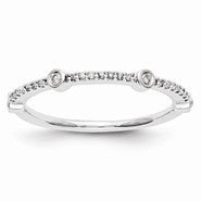 14k White Gold Diamond Ring