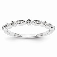 14k White Gold Diamond Ring