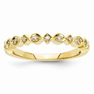 14k Yellow Gold Diamond Ring