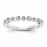 14k White Gold Diamond Ring