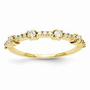 14k Yellow Gold Diamond Ring
