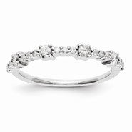 14k White Gold Diamond Ring
