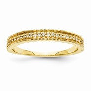 14k Yellow Gold Diamond Ring