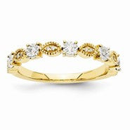 14k Yellow Gold Diamond Ring