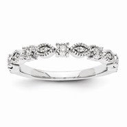 14k White Gold Diamond Ring