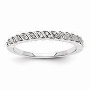 14k White Gold Diamond Ring