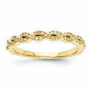 14k Yellow Gold Diamond Ring