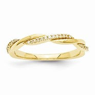 14k Yellow Gold Diamond Ring