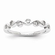 14k White Gold Diamond Ring