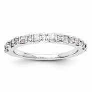 14k White Gold Diamond Ring