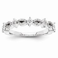 14k White Gold Diamond Ring