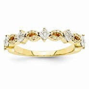 14k Yellow Gold Diamond Ring