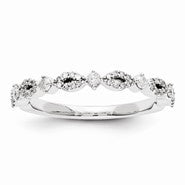 14k White Gold Diamond Ring