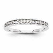14k White Gold Diamond Ring