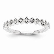 14k White Gold Diamond Ring