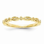 14k Yellow Gold Diamond Ring