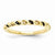 14k Yellow Gold Black and White Diamond Ring