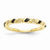 14k Yellow Gold Black and White Diamond Ring