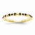 14k Yellow Gold Black and White Diamond Ring