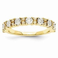 14k Yellow Gold Diamond Ring