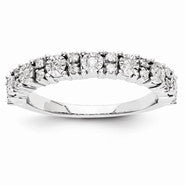 14k White Gold Diamond Ring