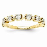 14k Yellow Gold Diamond Ring