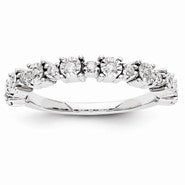 14k White Gold Diamond Ring