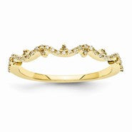 14k Yellow Gold Diamond Ring
