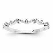 14k White Gold Diamond Ring
