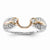 14k White & Rose Gold Diamond Ring