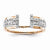 14k White & Rose Gold Diamond Ring