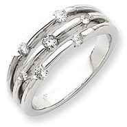 14k White Gold Diamond Ring