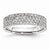 14k White Gold Fancy Diamond Ring