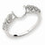 14k White Gold Diamond Wrap, Size 6, (0.1 ctw, SI2-I1 Clarity), Jewelry Ring