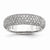 14k White Gold Diamond Band Ring