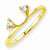 14k Yellow Gold Diamond Wrap Ring
