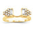 14k Yellow Gold Diamond Wrap Ring