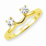14k Yellow Gold Diamond Wrap Ring
