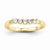 14k Yellow Gold Diamond Wedding Band