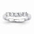 14k White Gold Diamond Wedding Band