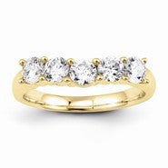 14k Yellow Gold Diamond Wedding Band