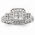 14k White Gold Diamond Engagement Ring