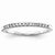 14k White Gold Diamond Band Ring