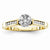 14k Yellow Gold Diamond Engagement Ring