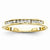 14k Yellow Gold Diamond Band Ring
