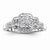 14k White Gold Diamond Engagement Ring