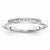 14k White Gold Diamond Wedding Band
