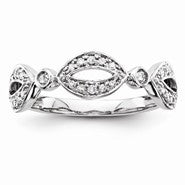 14k White Gold Diamond Ring